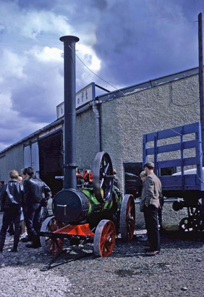 Exit Old Photographs Of Long Preston Events Traction Engine July 1969